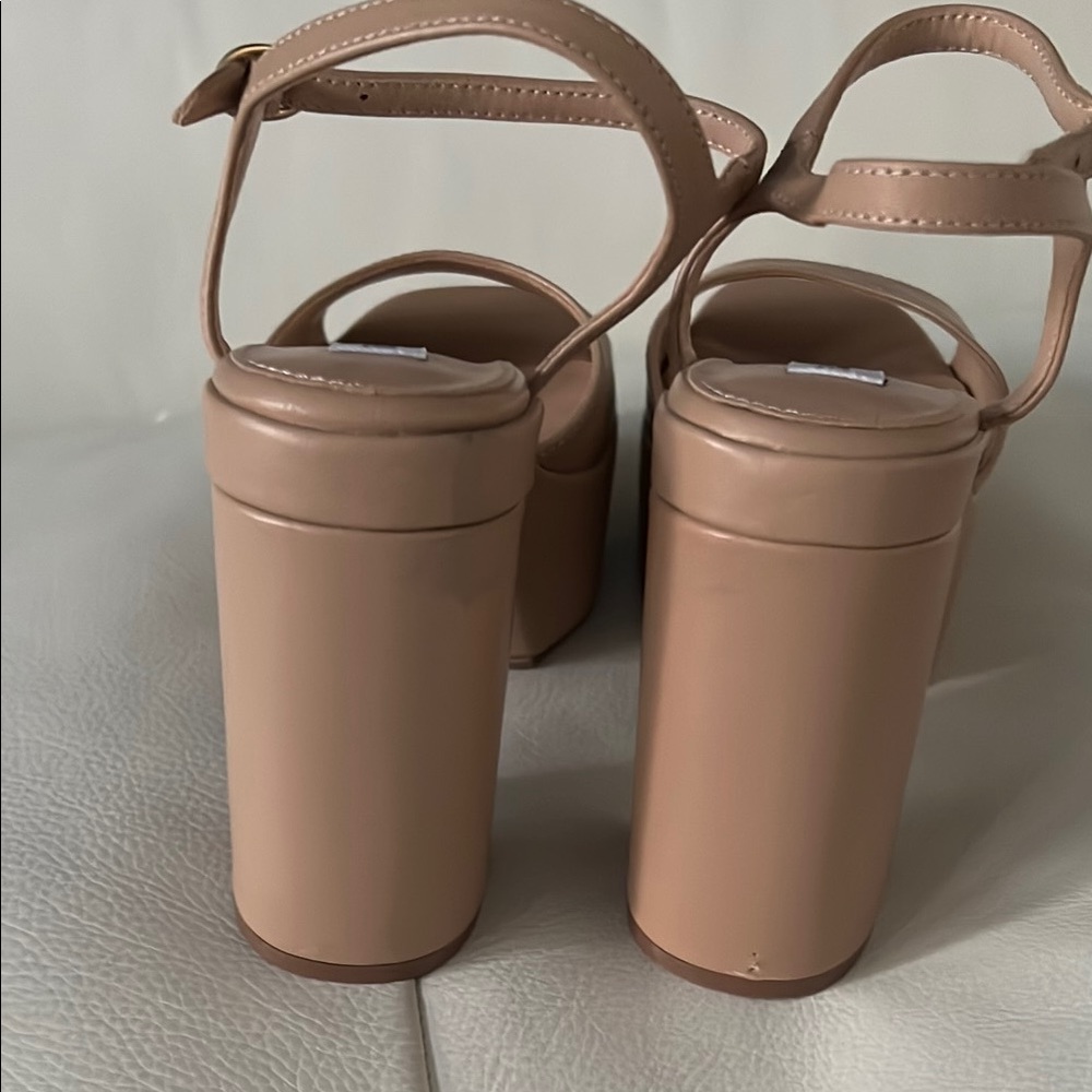 Steve Madden Nude Platform Heels - Picture 2 of 8